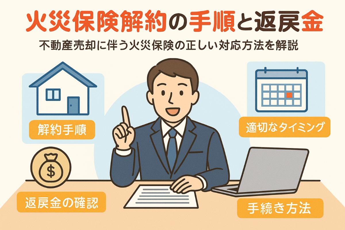 不動産売却で火災保険の解約を成功させる手順と返戻金・手続き・タイミング解説 | 株式会社アイホーム